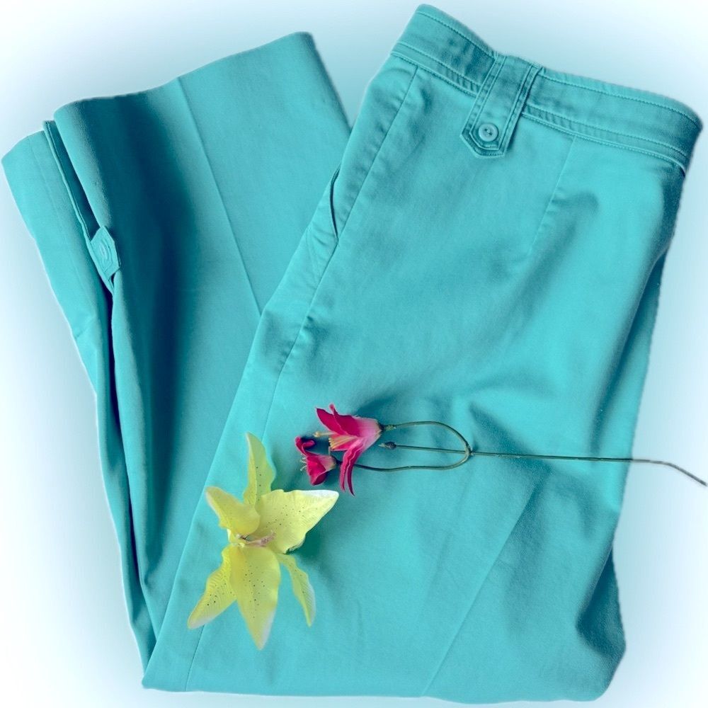 À La Carte vibrant & bold comfy blue pants!